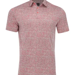 Adidas Ultimate365 Jacquard Shirt Polo Short Sleeve Golf Apparel