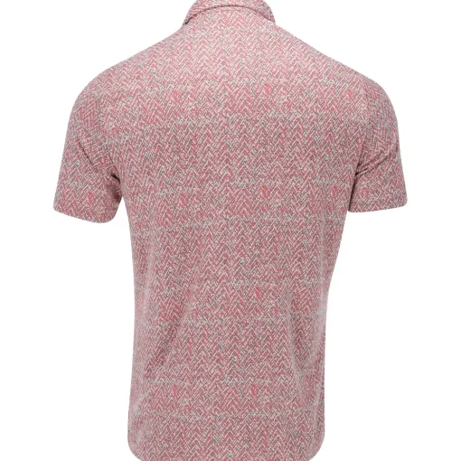 Adidas Ultimate365 Jacquard Shirt Polo Short Sleeve Golf Apparel