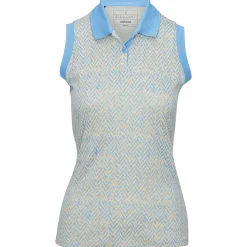 Adidas Ultimate365 Jacquard Sleeveless Shirt Polo Short Sleeve Golf Apparel