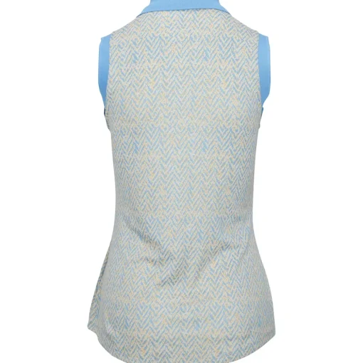 Adidas Ultimate365 Jacquard Sleeveless Shirt Polo Short Sleeve Golf Apparel