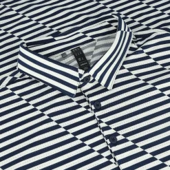 Adidas Ultimate365 Mesh Print Shirt Polo Short Sleeve Golf Apparel