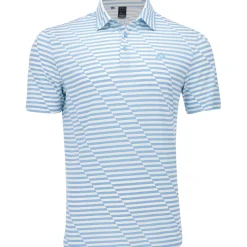 Adidas Ultimate365 Mesh Print Shirt Polo Short Sleeve Golf Apparel
