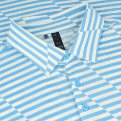 Adidas Ultimate365 Mesh Print Shirt Polo Short Sleeve Golf Apparel