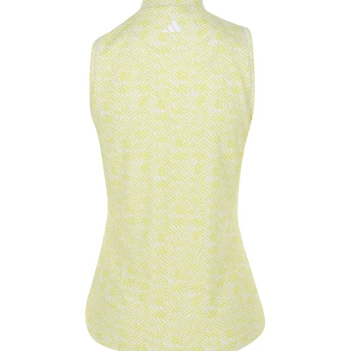 Adidas Ultimate365 Mock Sleeveless Top Shirt Polo Short Sleeve Golf Apparel