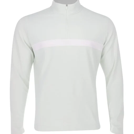 Adidas Ultimate365 Novelty Layer Quarter-Zip Outerwear Pullover Golf Apparel