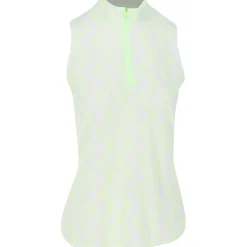 Adidas Ultimate365 Ottoman Printed Sleeveless Shirt Polo Short Sleeve Golf Apparel