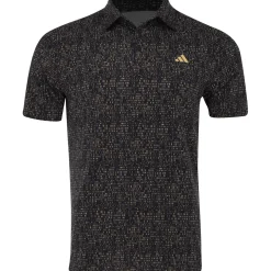 Adidas Ultimate365 Power Grid Print Shirt Polo Short Sleeve Golf Apparel