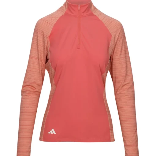 Adidas Ultimate365 Quarter-Zip Mock Outerwear Pullover Golf Apparel