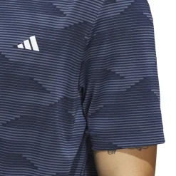 Adidas Ultimate365 Speed Stripe Shirt Polo Short Sleeve Golf Apparel