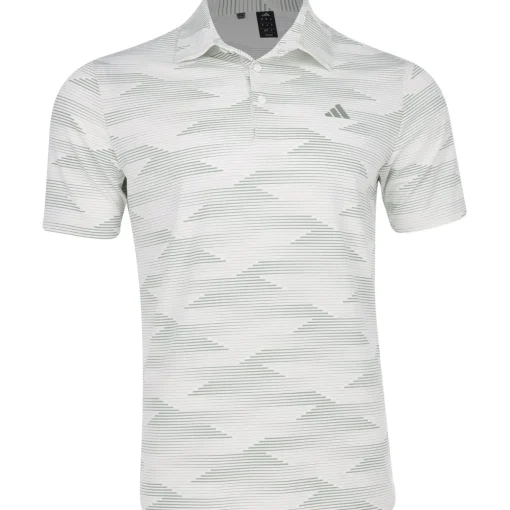 Adidas Ultimate365 Speed Stripe Shirt Polo Short Sleeve Golf Apparel