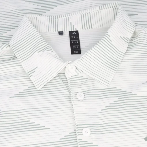Adidas Ultimate365 Speed Stripe Shirt Polo Short Sleeve Golf Apparel