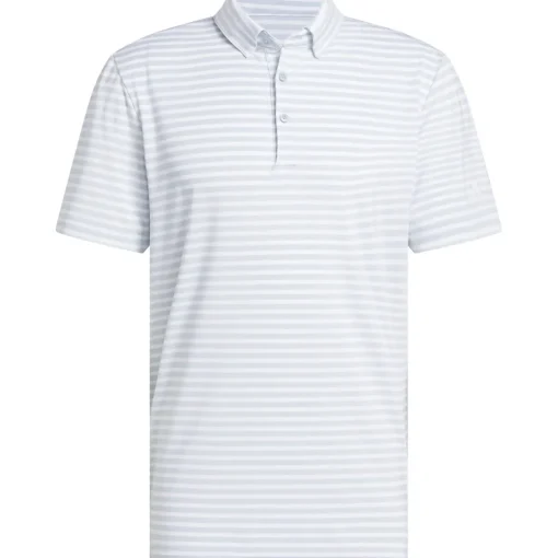 Adidas Ultimate365 Stripe Shirt Polo Short Sleeve Golf Apparel