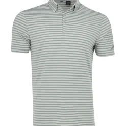Adidas Ultimate365 Stripe Shirt Polo Short Sleeve Golf Apparel