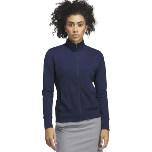Adidas Ultimate365 Textured Outerwear Jacket Golf Apparel
