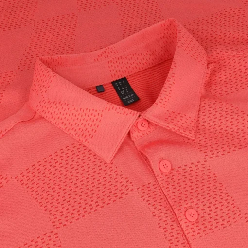 Adidas Ultimate365 Textured Shirt Polo Short Sleeve Golf Apparel