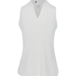 Adidas Ultimate365 Textured Sleeveless Shirt Polo Short Sleeve Golf Apparel