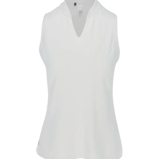 Adidas Ultimate365 Textured Sleeveless Shirt Polo Short Sleeve Golf Apparel