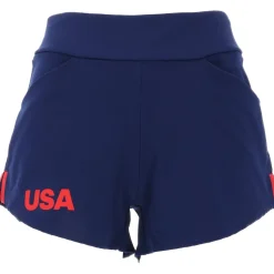 Adidas USA Pull-On Woven Shorts Athletic Golf Apparel