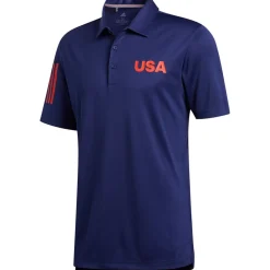 Adidas USA Shirt Polo Short Sleeve Golf Apparel