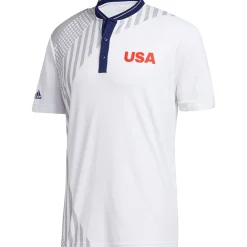 Adidas USA Shirt Polo Short Sleeve Golf Apparel