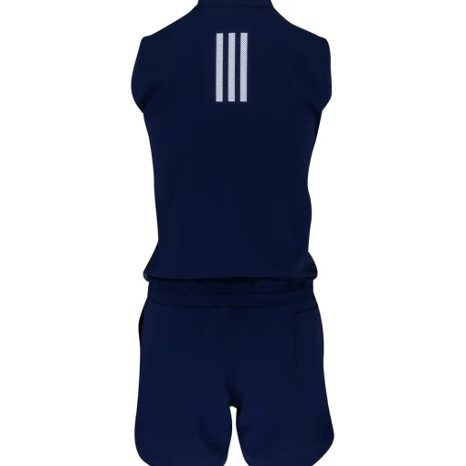Adidas Youth Girls Half Zip Romper Dress Golf Apparel