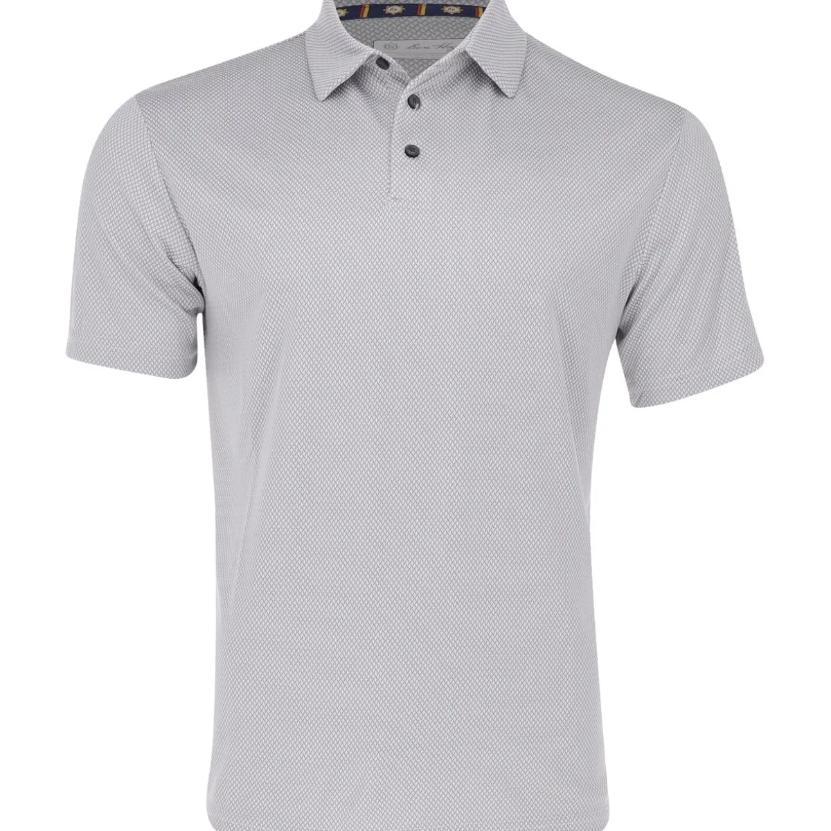 Ben Hogan 2 Color Jacquard Shirt Polo Short Sleeve Golf Apparel