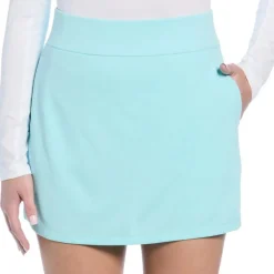 Ben Hogan 16 Inch Tummy Control Solid Ventilated Skort Regular Golf Apparel