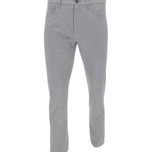 Ben Hogan 5 Pocket Performance Heather Pants Flat Front Golf Apparel