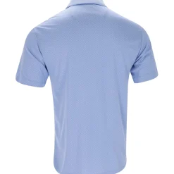 Ben Hogan 2 Tone Micro Geo Jacquard Shirt Polo Short Sleeve Golf Apparel