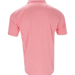 Ben Hogan 2 Tone Micro Geo Jacquard Shirt Polo Short Sleeve Golf Apparel