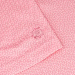 Ben Hogan 2 Tone Micro Geo Jacquard Shirt Polo Short Sleeve Golf Apparel