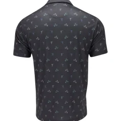 Ben Hogan All Over Cocktail Shirt Polo Short Sleeve Golf Apparel