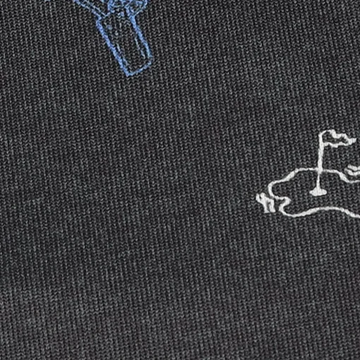 Ben Hogan All Over Cocktail Shirt Polo Short Sleeve Golf Apparel