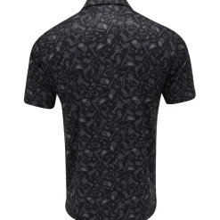 Ben Hogan All Over Conversational Golf Shirt Polo Short Sleeve Golf Apparel