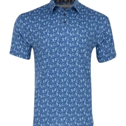 Ben Hogan All Over Conversational Shirt Polo Short Sleeve Golf Apparel