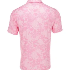 Ben Hogan All Over Floral Shirt Polo Short Sleeve Golf Apparel
