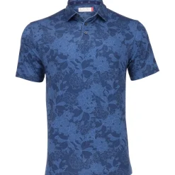 Ben Hogan All Over Floral Shirt Polo Short Sleeve Golf Apparel