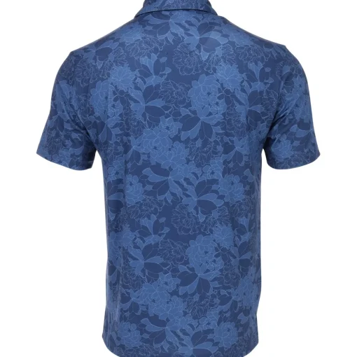 Ben Hogan All Over Floral Shirt Polo Short Sleeve Golf Apparel