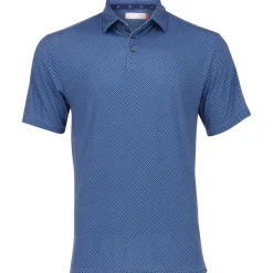 Ben Hogan All Over Geo Shirt Polo Short Sleeve Golf Apparel