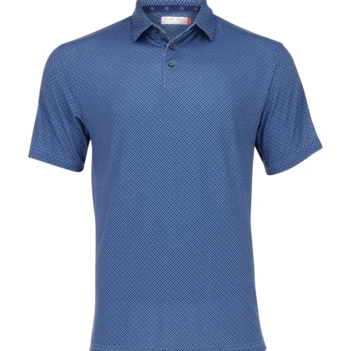Ben Hogan All Over Geo Shirt Polo Short Sleeve Golf Apparel