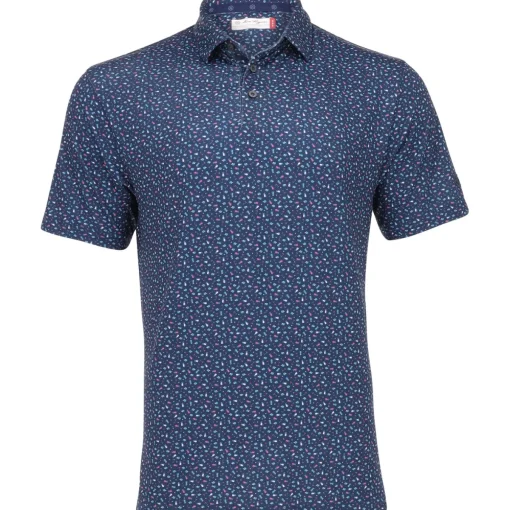 Ben Hogan All Over Golf Conversational Shirt Polo Short Sleeve Golf Apparel