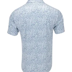 Ben Hogan All Over Mosaic Shirt Polo Short Sleeve Golf Apparel