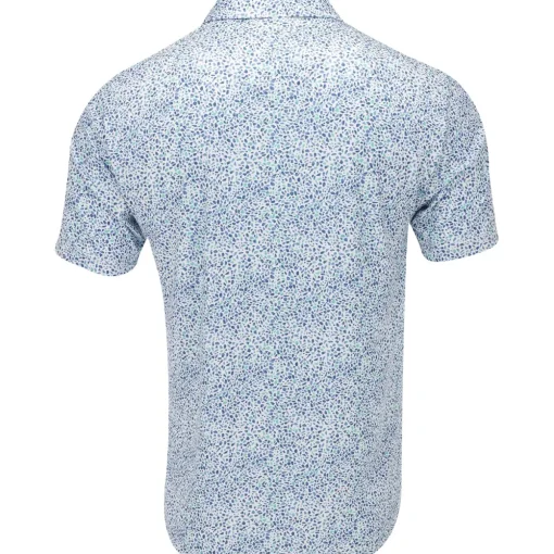 Ben Hogan All Over Mosaic Shirt Polo Short Sleeve Golf Apparel