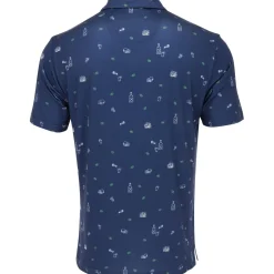 Ben Hogan All Over Tequila Conversational Shirt Polo Short Sleeve Golf Apparel