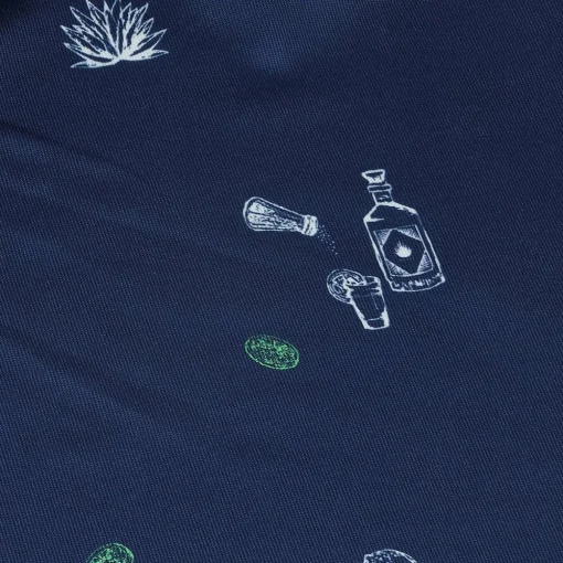 Ben Hogan All Over Tequila Conversational Shirt Polo Short Sleeve Golf Apparel