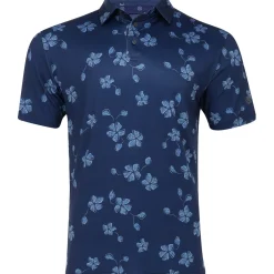Ben Hogan AllOver Floral Shirt Polo Short Sleeve Golf Apparel