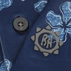 Ben Hogan AllOver Floral Shirt Polo Short Sleeve Golf Apparel