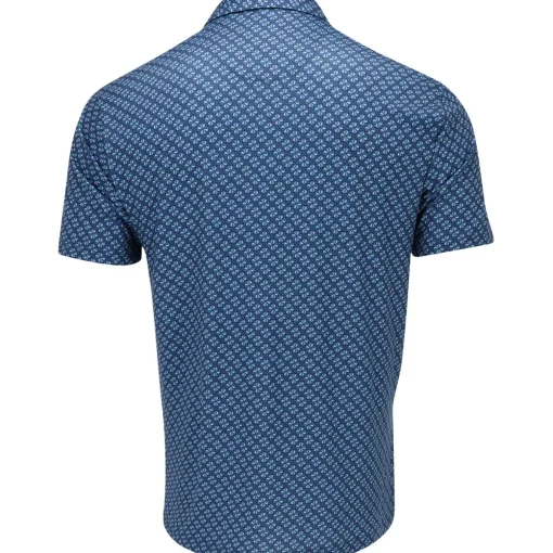 Ben Hogan AllOver Geo Shirt Polo Short Sleeve Golf Apparel