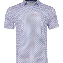 Ben Hogan AllOver Geo Shirt Polo Short Sleeve Golf Apparel