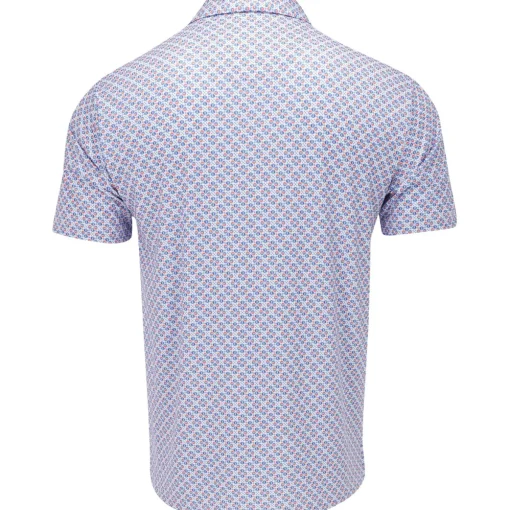 Ben Hogan AllOver Geo Shirt Polo Short Sleeve Golf Apparel